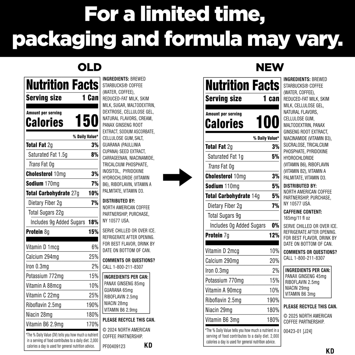 Starbucks Tripleshot Coffee Energy Drink, Mocha, Triple Blend, 165mg Caffeine, B Vitamins, Protein, Iced Coffee, 11 fl oz Cans (12 Pack)