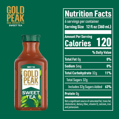 Gold Peak Iced Tea, Sweet Tea Bottle, 76 fl oz