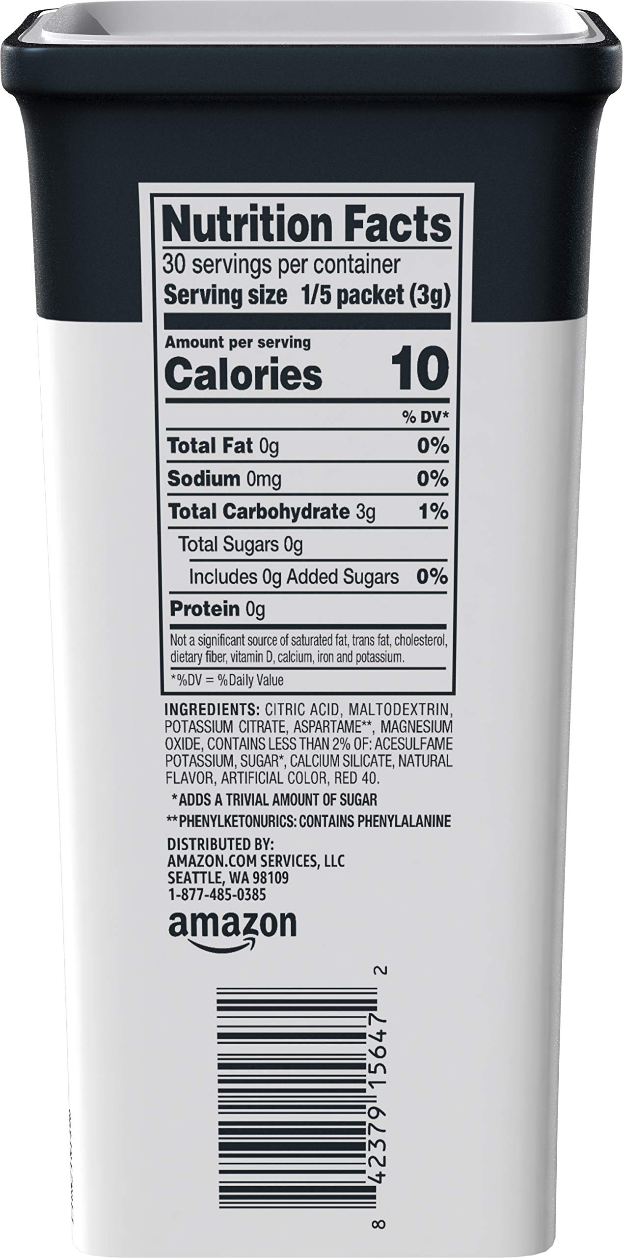 Amazon Grocery, Pink Lemonade Drink Mix Singles, 3.2 Oz, 6 Ct (Pack of 3)