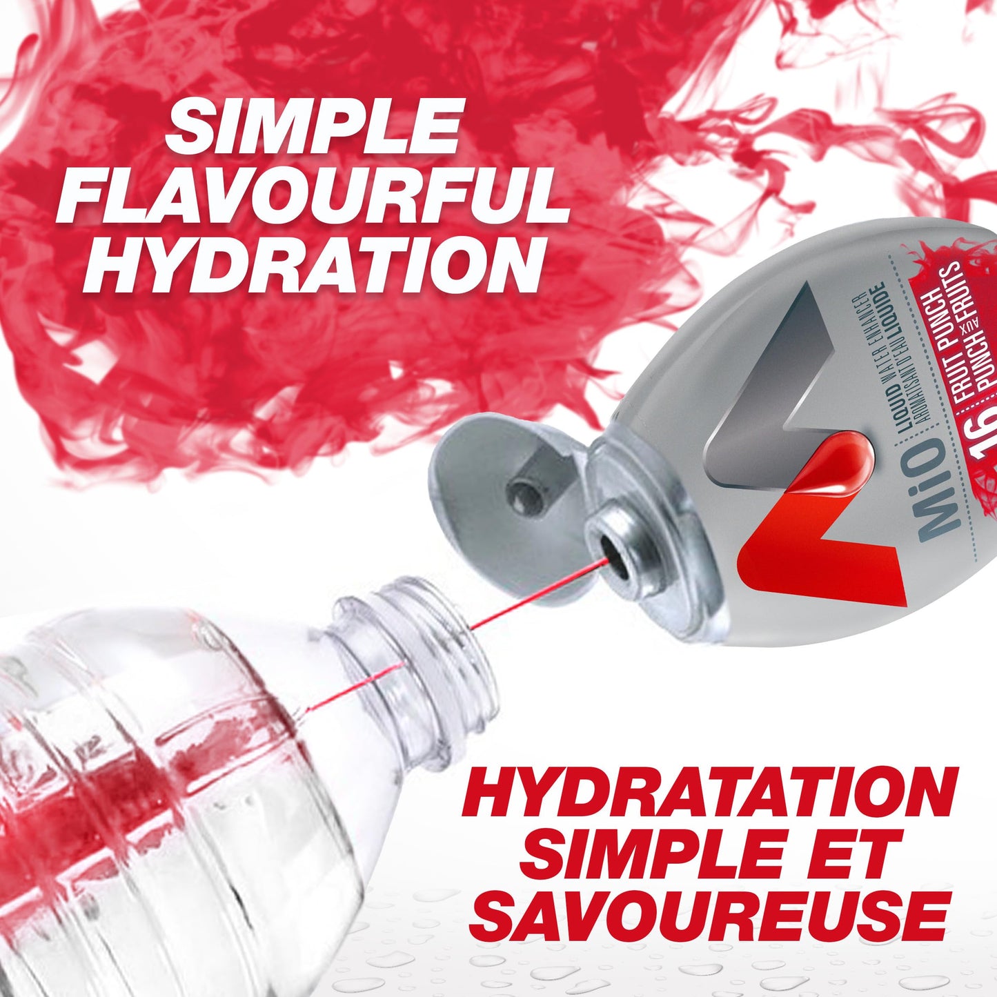 MiO Fruit Punch Liquid Water Enhancer, 48ml/1.62oz,(Imported from Canada)