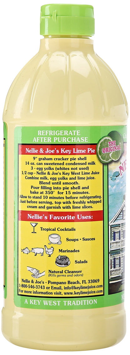 Nellie & Joe's, Key West Lime Juice, 16 Fl Oz Bottle