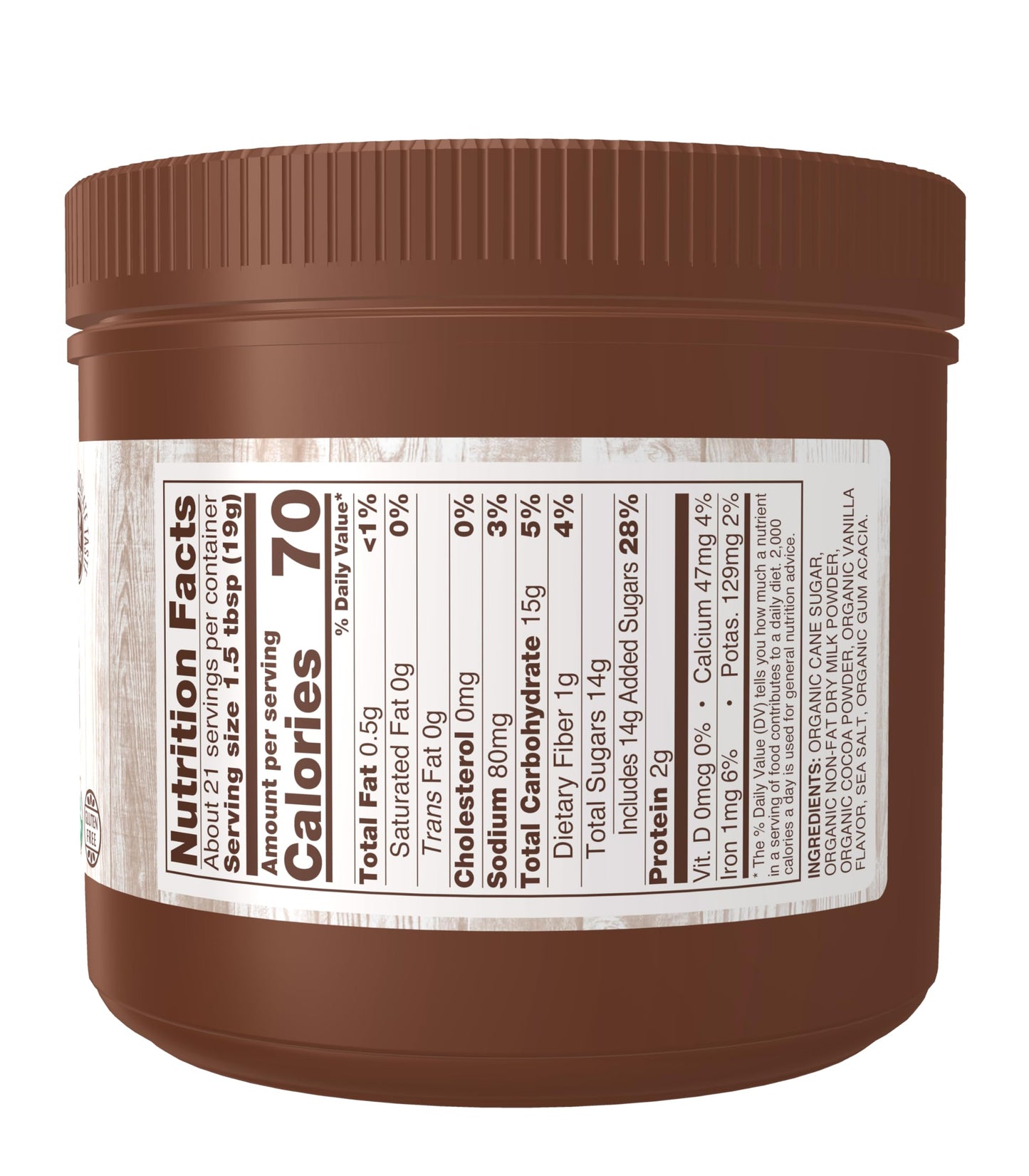NOW Foods, Cocoa Lovers™ Organic Hot Cocoa, Instant, Rich Milk Chocolate Taste, Low-Fat and Gluten-Free, 14-Ounce