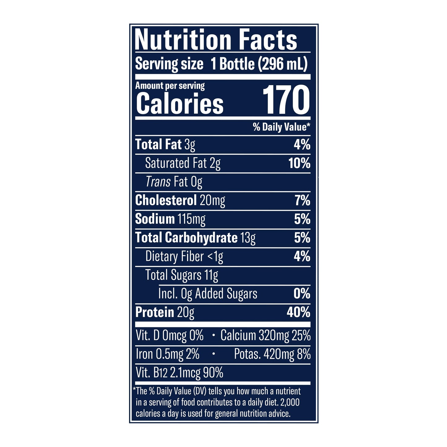 Chobani® 20g Low-Fat Greek Yogurt Drink Cookies & Cream 10 fl oz