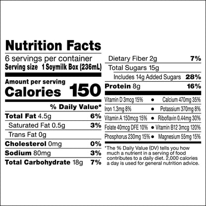 Silk Shelf-Stable Soymilk Singles, Very Vanilla, Dairy-Free, Vegan, Non-GMO Project Verified, 8 oz., 18 Pack
