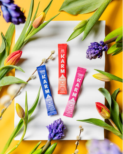 Karma Probiotic Hydration Packet - 6 Pack, Strawberry Lemonade Powder Drink Mix Stick - On-The-Go Immune & Gut Health Support