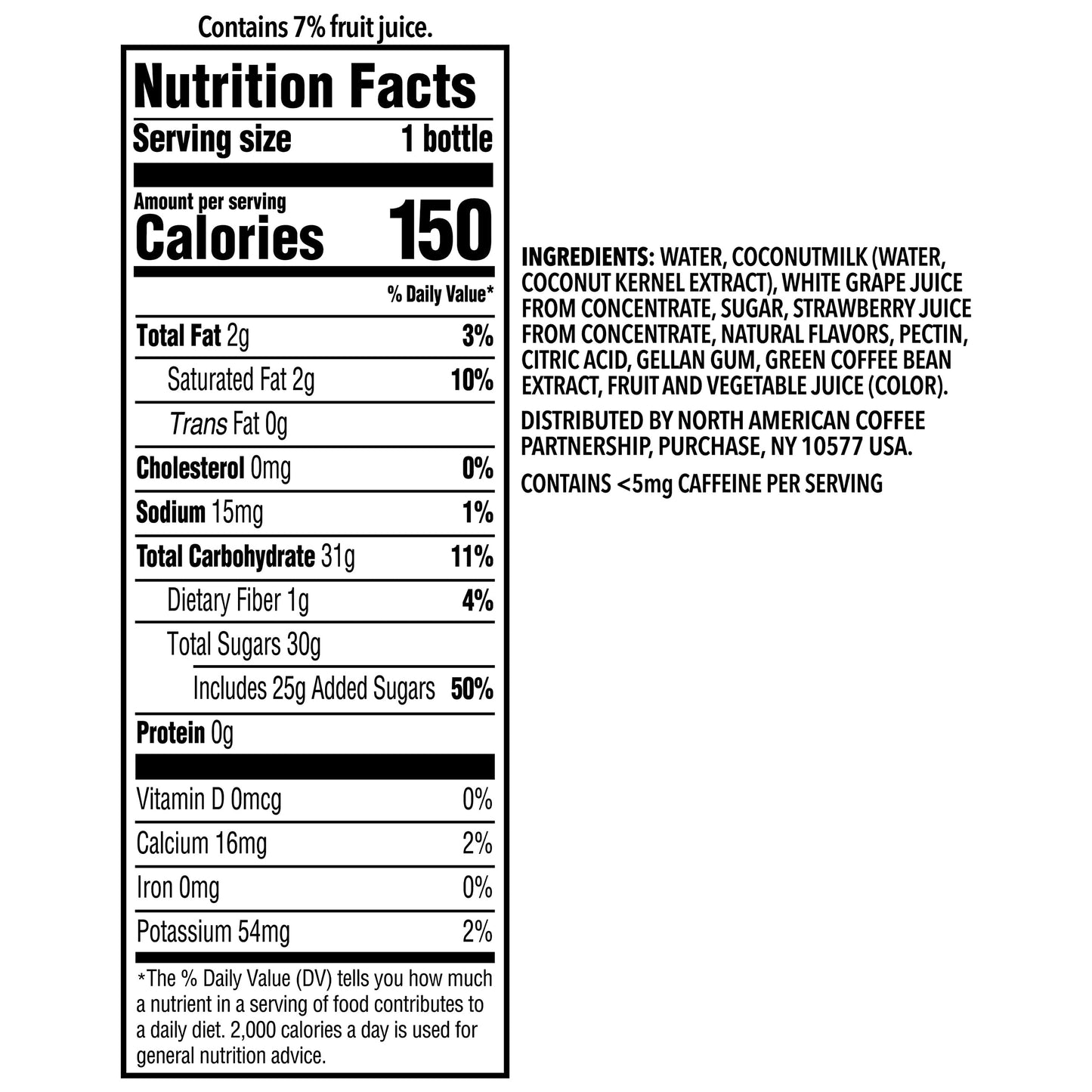 Starbucks Pink Drink, Strawberry Acai with Coconut Milk, 14oz Bottles (12 Pack)