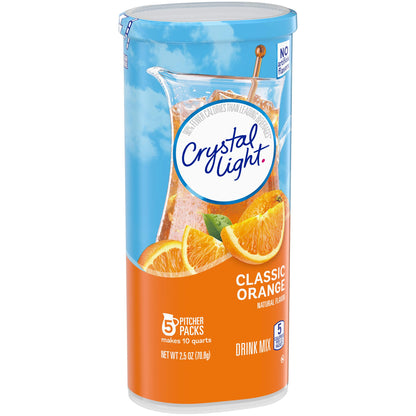 Crystal Light Classic Orange and Concord Grape Naturally Flavored Powdered Drink Mixes (66 Count)
