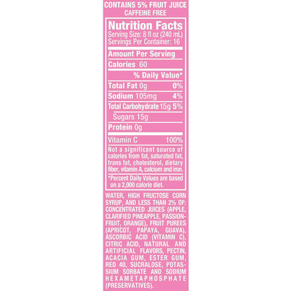 Hawaiian Punch, Lemon Berry Squeeze, 128 Fluid Ounce