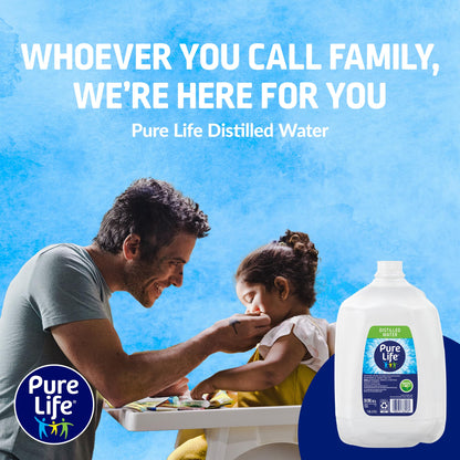 Pure Life, Water Distilled, 128 Fl Oz