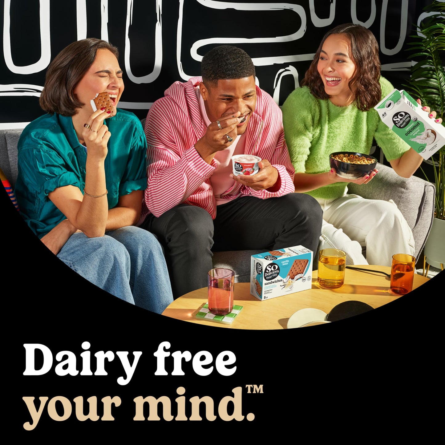So Delicious Dairy Free Coconut Milk Creamer, French Vanilla, Vegan, Organic, Non-GMO, Creamy Plant Based Coffee Creamer, 32 FL OZ Carton
