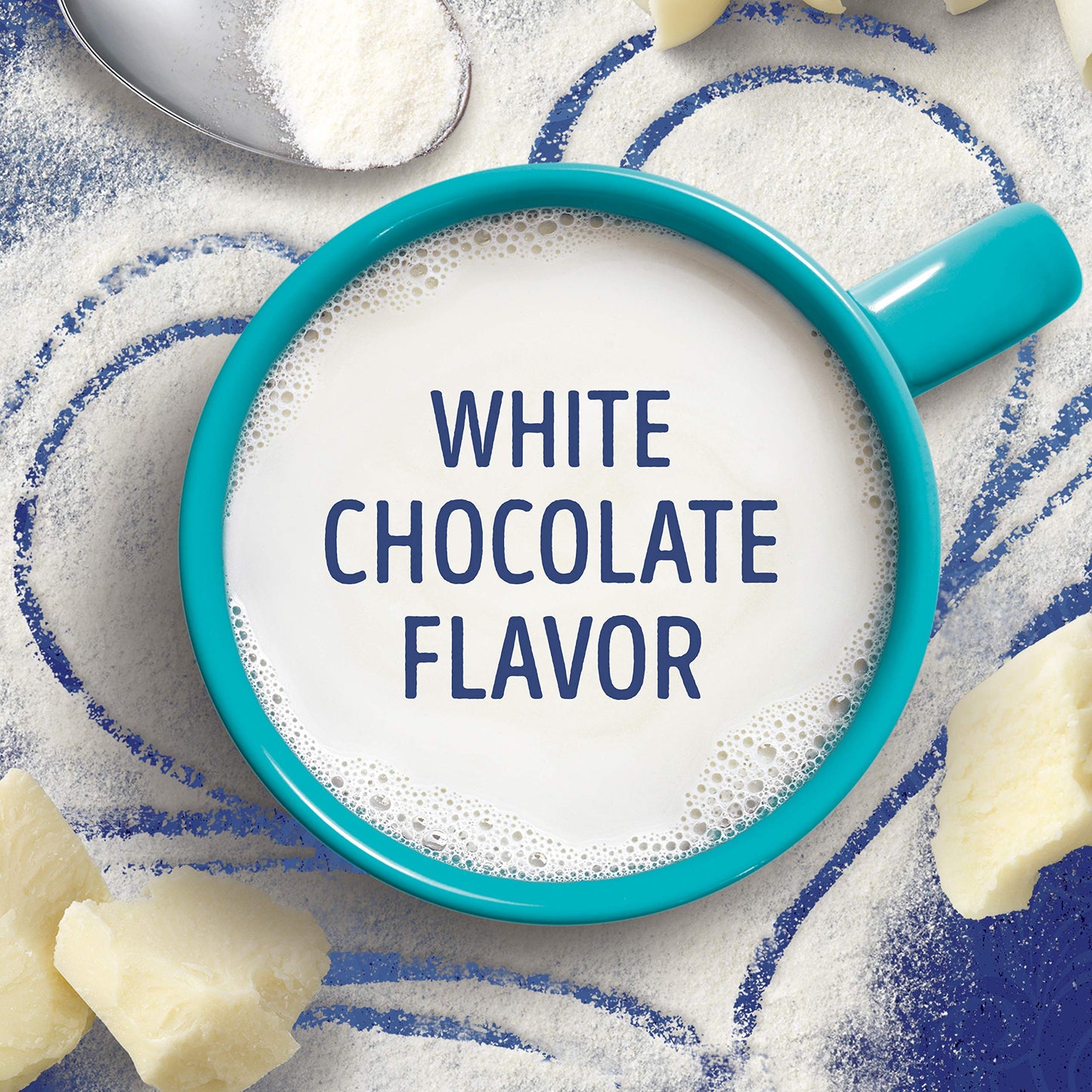 Swiss Miss White Chocolate Flavored Hot Drink Mix, 8 Count Drink Mix Packets