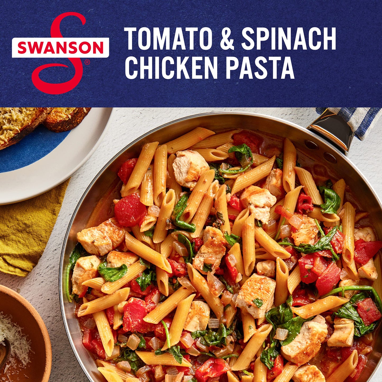 Swanson Chicken Broth, 48 Ounce Resealable Carton (Pack of 3)