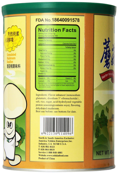Totole - Granulated Mushroom Bouillon 454 g /16 Oz z (Pack of 1)