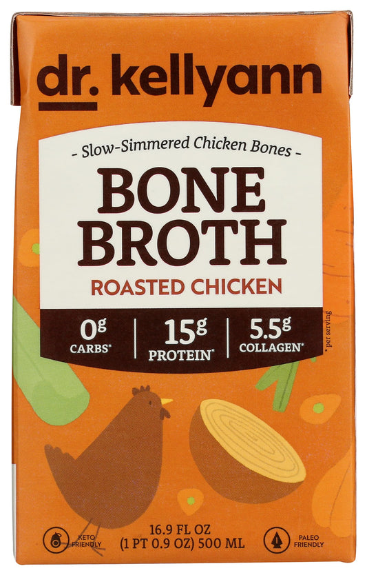 Dr. Kellyann, Bone Broth Chicken Roasted, 16.9 Ounce