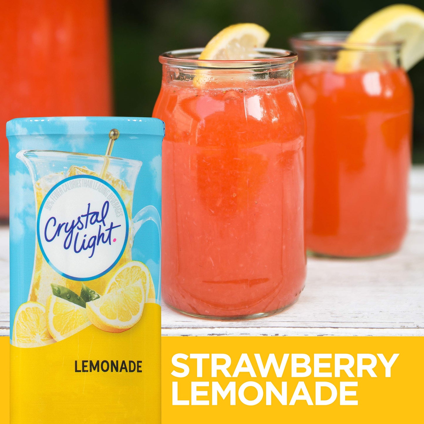 Crystal Light Sugar-Free Lemonade Powdered Drink Mix Bundle (72 Count Pitcher Packets + 120 Count On-The-Go Packets)