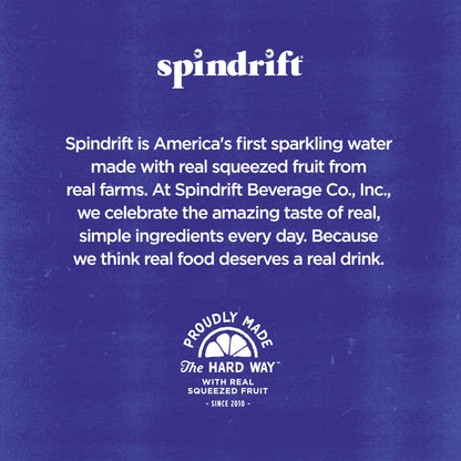 Spindrift Sparkling Water, 4 Flavor Variety Pack, Made with Real Squeezed Fruit, 12 Fl Oz (Pack of 20)