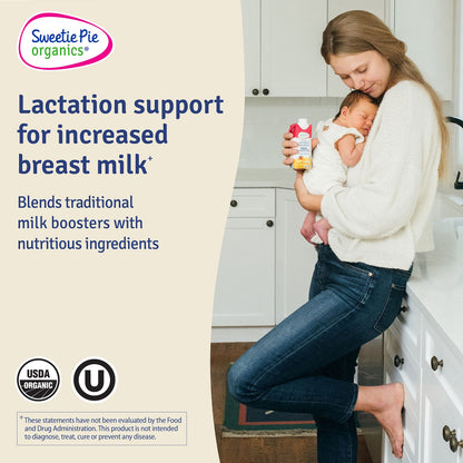 Sweetie Pie Organics Lactation Smoothie, Mango Banana, Support Breast Milk Production for Nursing and Pumping, No Artificial Sweeteners, Flavors, or Dyes - 4 Pack