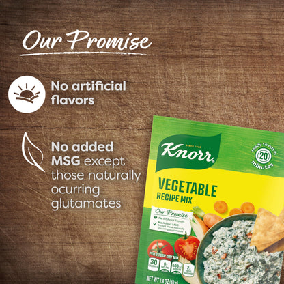 Knorr Soup Mix and Recipe Mix Vegetable For Soups, Sauces and Simple Meals No Artificial Flavors 1.4 oz