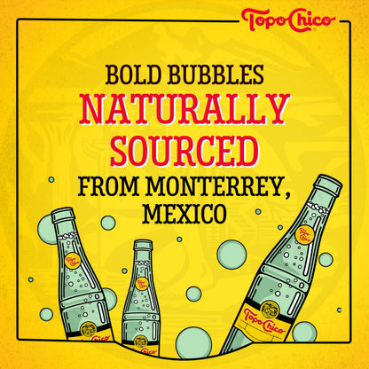 Topo Chico Sabores Blueberry with Hibiscus Extract Flavored Sparkling Water, 12 fl oz Portable Cans, 8 Pack