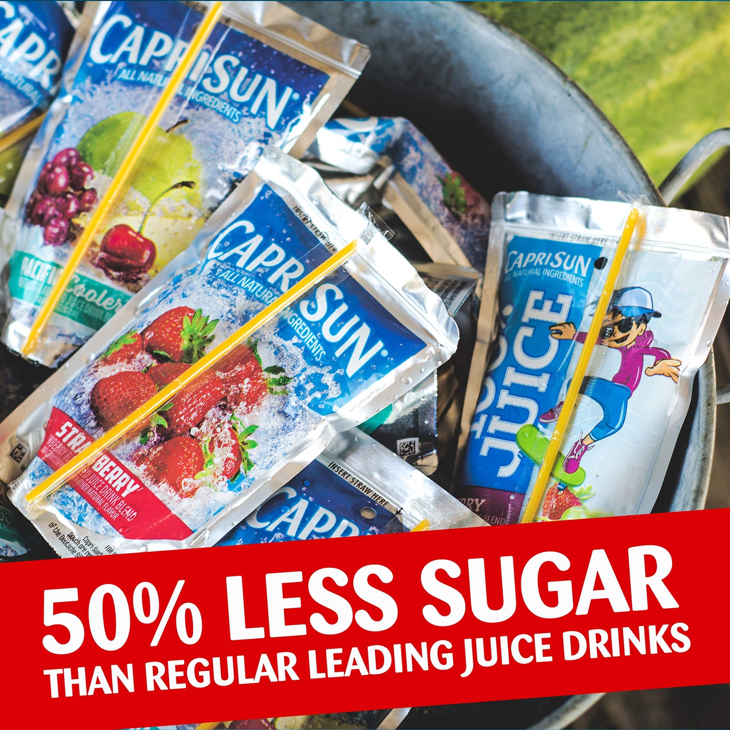 Capri Sun Roarin' Waters Fruit Punch Ready-to-Drink Juice (10 Pouches)