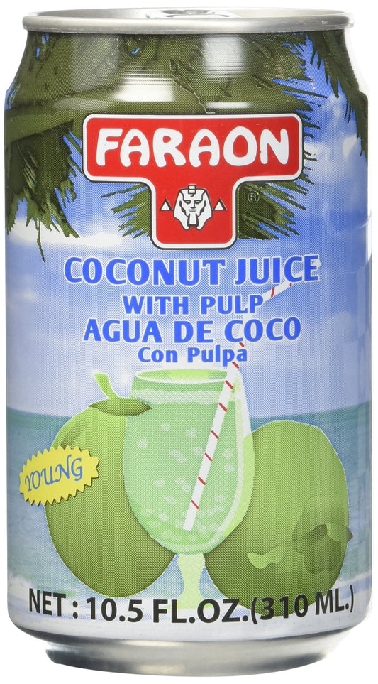 FARAON Coconut Juice, 10.5 Ounce (Pack of 24)