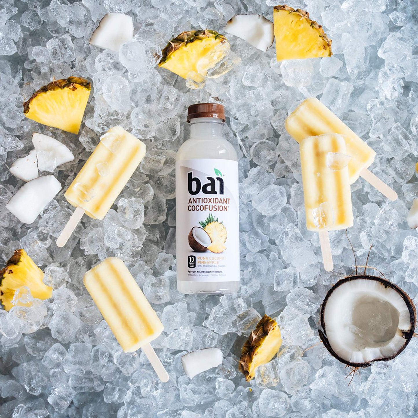 Bai Cocofusions Puna Coconut Pineapple, Antioxidant Infused Beverage, 18 Fl Oz