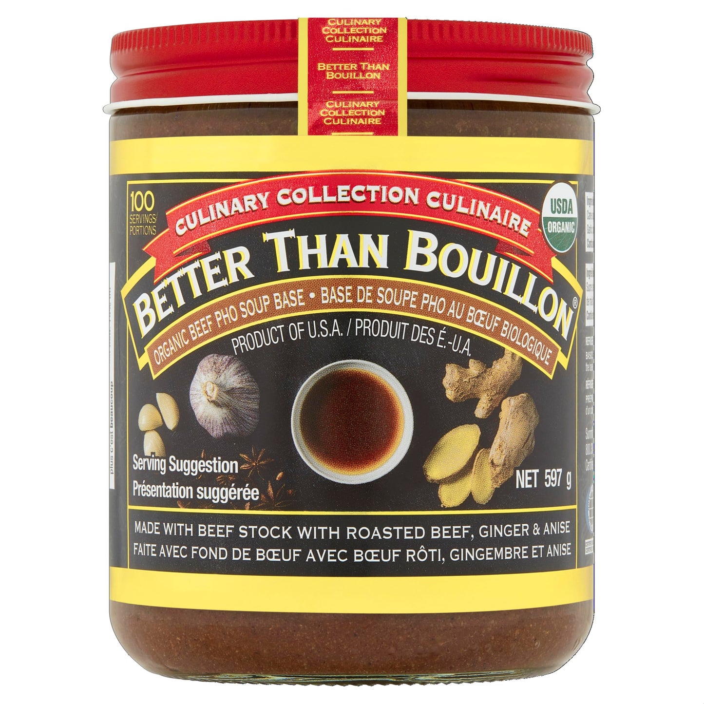 Better Than Bouillon Organic Beef Pho Soup Base, 597g