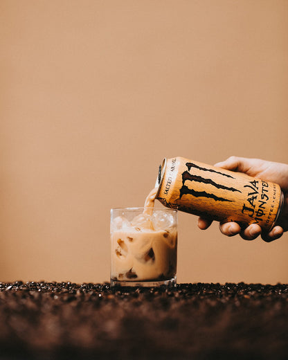 Monster Energy Java Monster Salted Caramel, Coffee + Energy Drink, 15 Fl Oz | Pack of 12