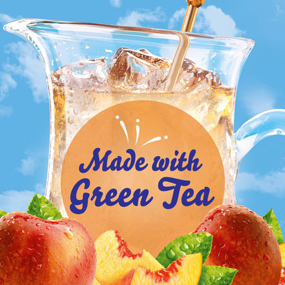 Crystal Light Drink Mix, 72 Pitcher Packets, for Flavorful Hydration and Shareable Refreshment, Artificially Flavored Peach Iced Tea, Made with Black Tea, 1.5 oz each