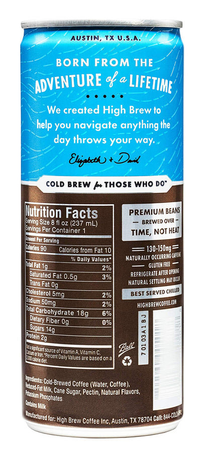 High Brew Coffee Cold Brew Coffee Variety Pack (12 Count)