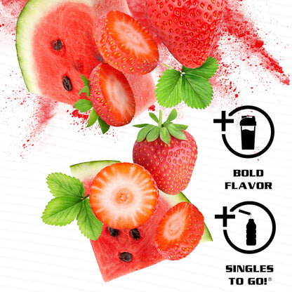 ALL SPORT ELITE - Electrolyte Hydration Performance - Strawberry Watermelon - Singles To Go Powder Packets (10 Sticks)