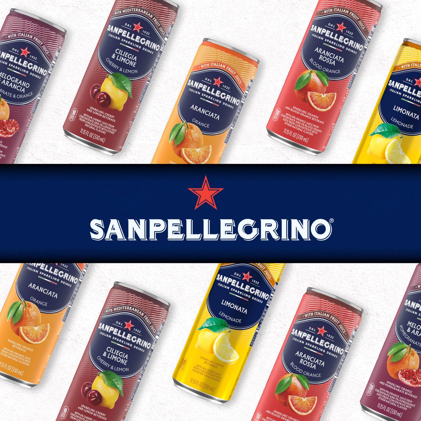Sanpellegrino Italian Sparkling Drink Aranciata, Sparkling Orange Beverage, 6 Pack