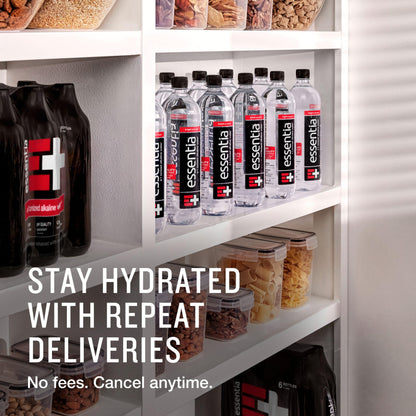 Essentia Bottled Water, 1.5 Liter Bottle; 99.9% Pure, Infused with Electrolytes for a Smooth Taste, pH 9.5 or Higher; Ionized Alkaline Water