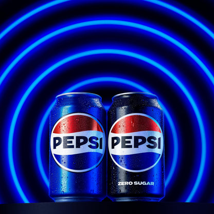 Pepsi Soda, Mini Cans | 7.5 Ounce | 20 Count