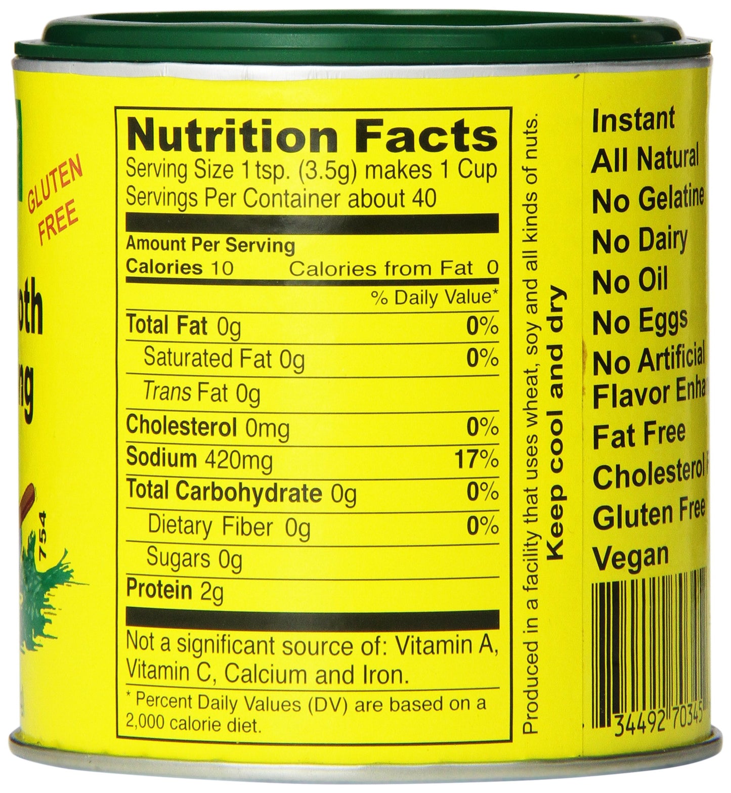 Seitenbacher Vegetarian Vegetable Broth and Seasoning, 5-Ounce Cans (Pack of 6)