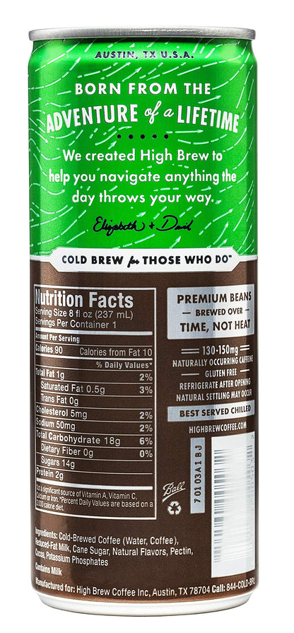 High Brew Coffee Cold Brew Coffee Variety Pack (12 Count)