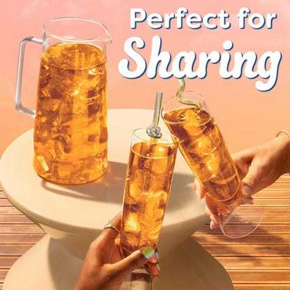 Crystal Light Drink Mix, 5 Pitcher Packets, for Flavorful Hydration and Shareable Refreshment, Peach Mango Green Tea Natural Flavor with other Natural Flavor, Made with Green Tea, 1.85 oz