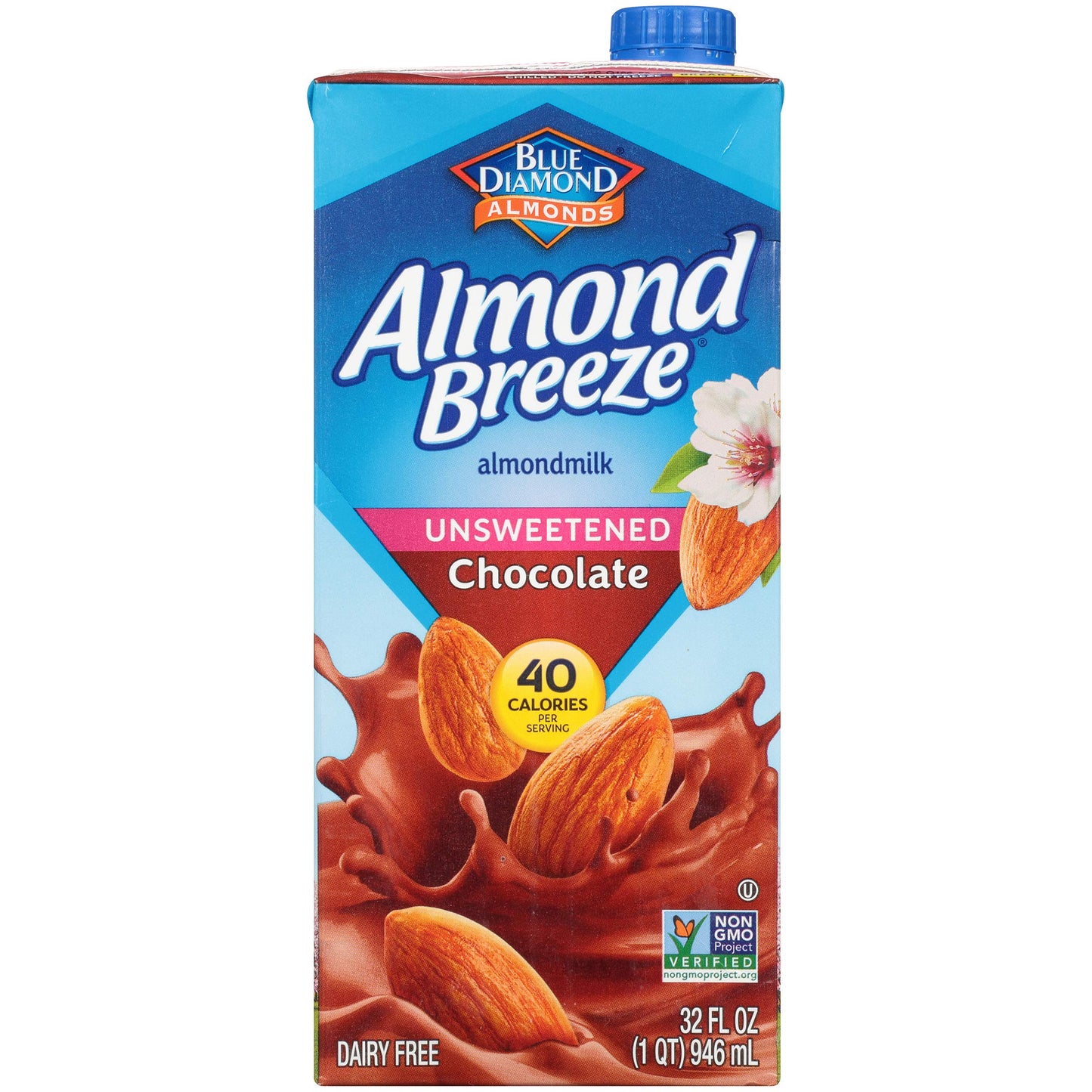 Almond Breeze Dairy Free Almondmilk, Unsweetened Chocolate, 32 FL OZ