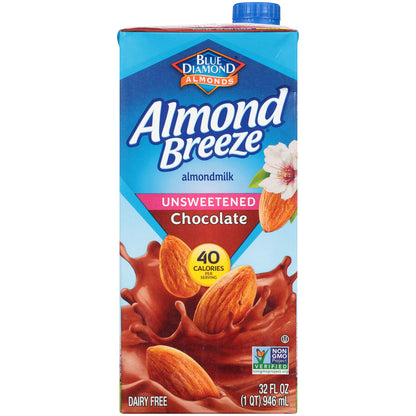 Almond Breeze Dairy Free Almondmilk, Unsweetened Chocolate, 32 FL OZ