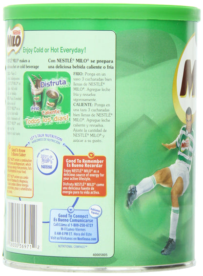 Nestle MILO Activ-Go Chocolate Malt Powder Drink Mix 14.1 oz (Pack of 12)