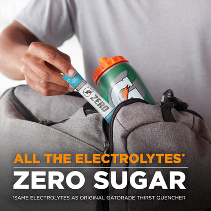 Gatorade G Zero Sports Drink Mix Powder Packets, 3 Flavor Classic Variety Pack, Electrolyte Powder Drink Mix for Hydration, Zero Sugar, Total 30 Packets