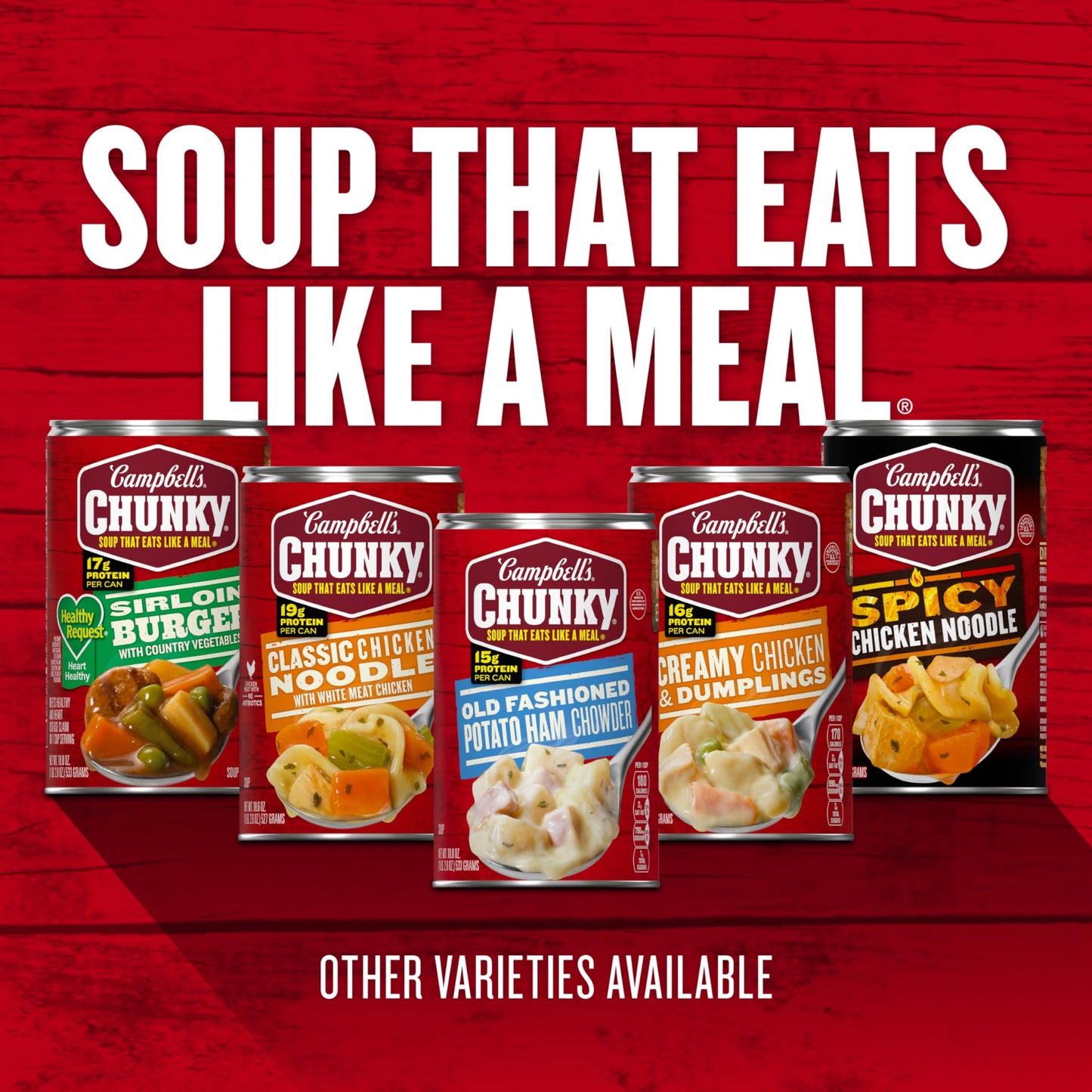 Campbell’s Chunky Soup, Steak and Potato Soup, 18.8 oz Can