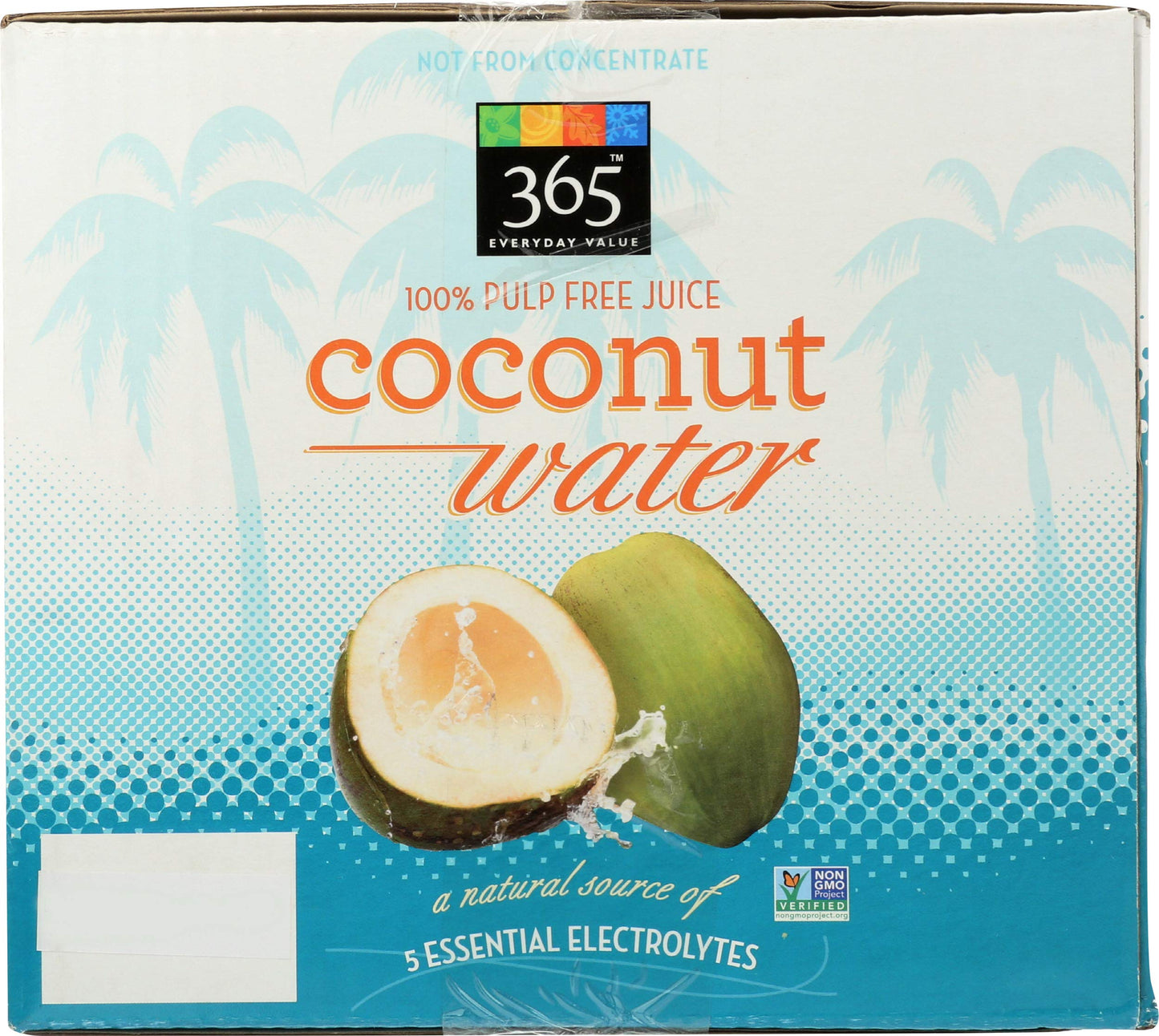 365 by Whole Foods Market, Coconut Water, 17.6 oz, (Pack Of 12)
