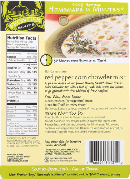 FRONTIER SOUPS Red Pepper Corn Chowder, 5 OZ