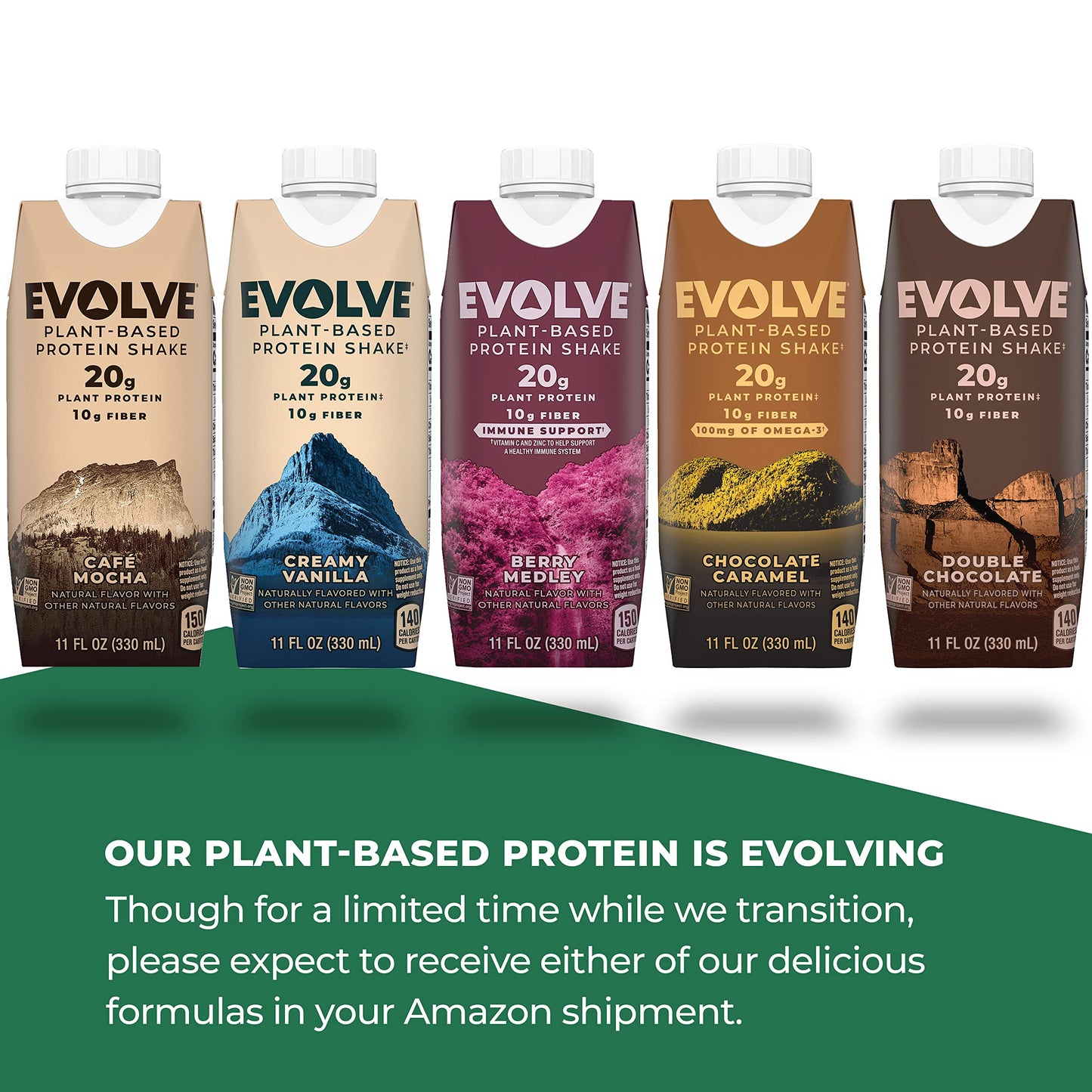 Evolve, Protein Shake Classic Chocolate, 11 Fl Oz, 4 Pack