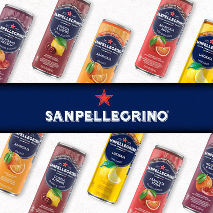 Sanpellegrino Italian Sparkling Drink Limonata, Sparkling Lemon Beverage, 24 Pack Of Cans