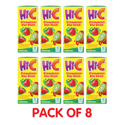 HI-C Strawberry Kiwi Kraze 6oz 8pk