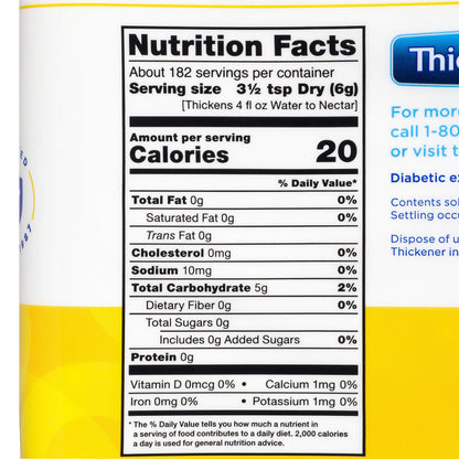 Thick-It Original Food & Beverage Thickener, Flavorless Powder for Dysphagia (IDDSI), Digestible Swallowing Aid, Easy-to-Mix & Instant Dissolve, Used in Hot & Cold Food, 36 oz Canister (Pack of 2)