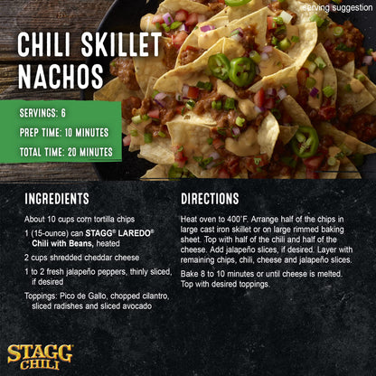 STAGG Laredo Chili With Beans, 15 Oz