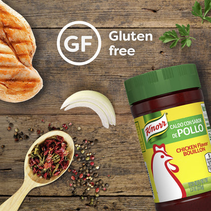 Knorr Chicken Flavor Bouillon For Sauces, Soups and Stews Granulated Fat and Cholesterol Free 7.9 oz